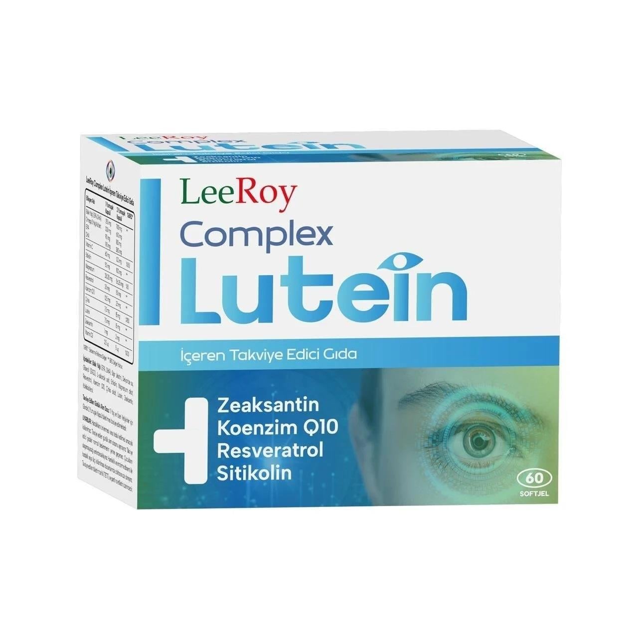 Leeroy Lutein Complex 60 Softgel-LeeRoy