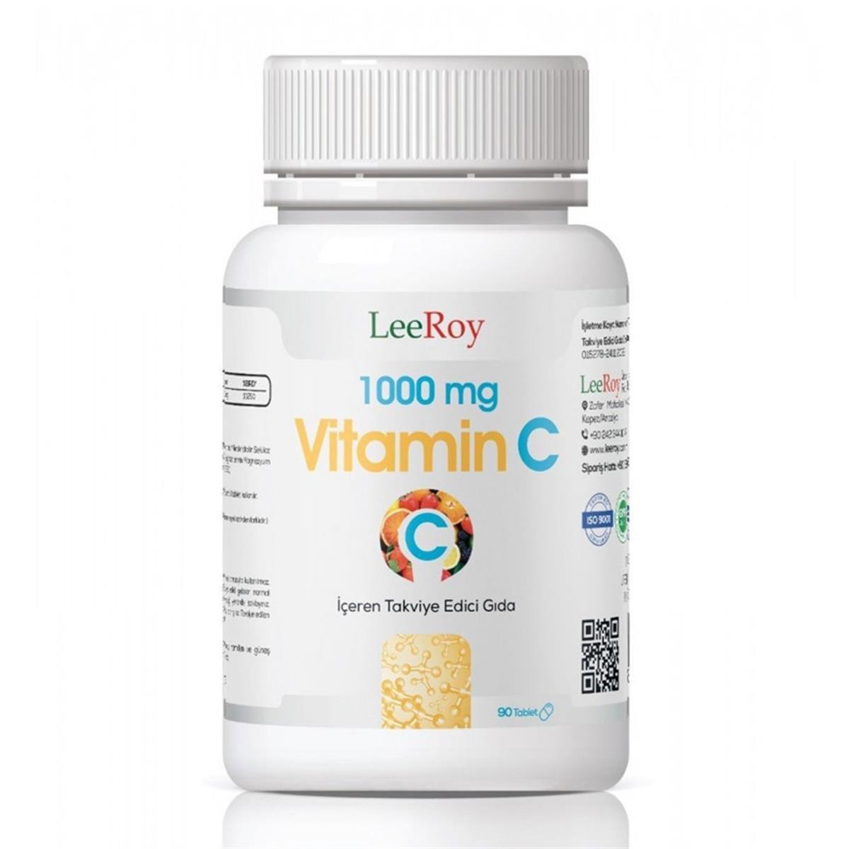 Leeroy Vitamin C 1000 mg 90 Tablet-LeeRoy