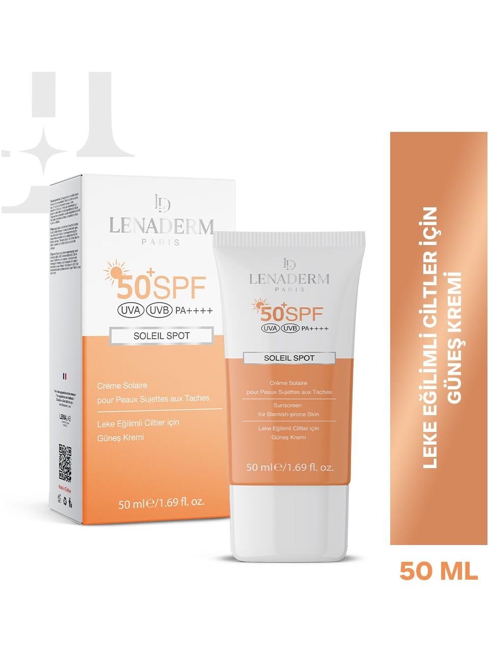 Lenaderm Soleil Spot Güneş Kremi 50 ml-Lenaderm
