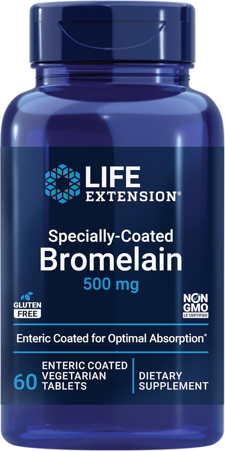 Life Extension Bromelain 500 mg 60 Tablet-Life Extension