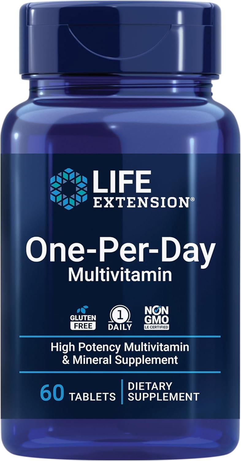 Life Extension One-Per-Day Multivitamin 60 Tablets-Life Extension