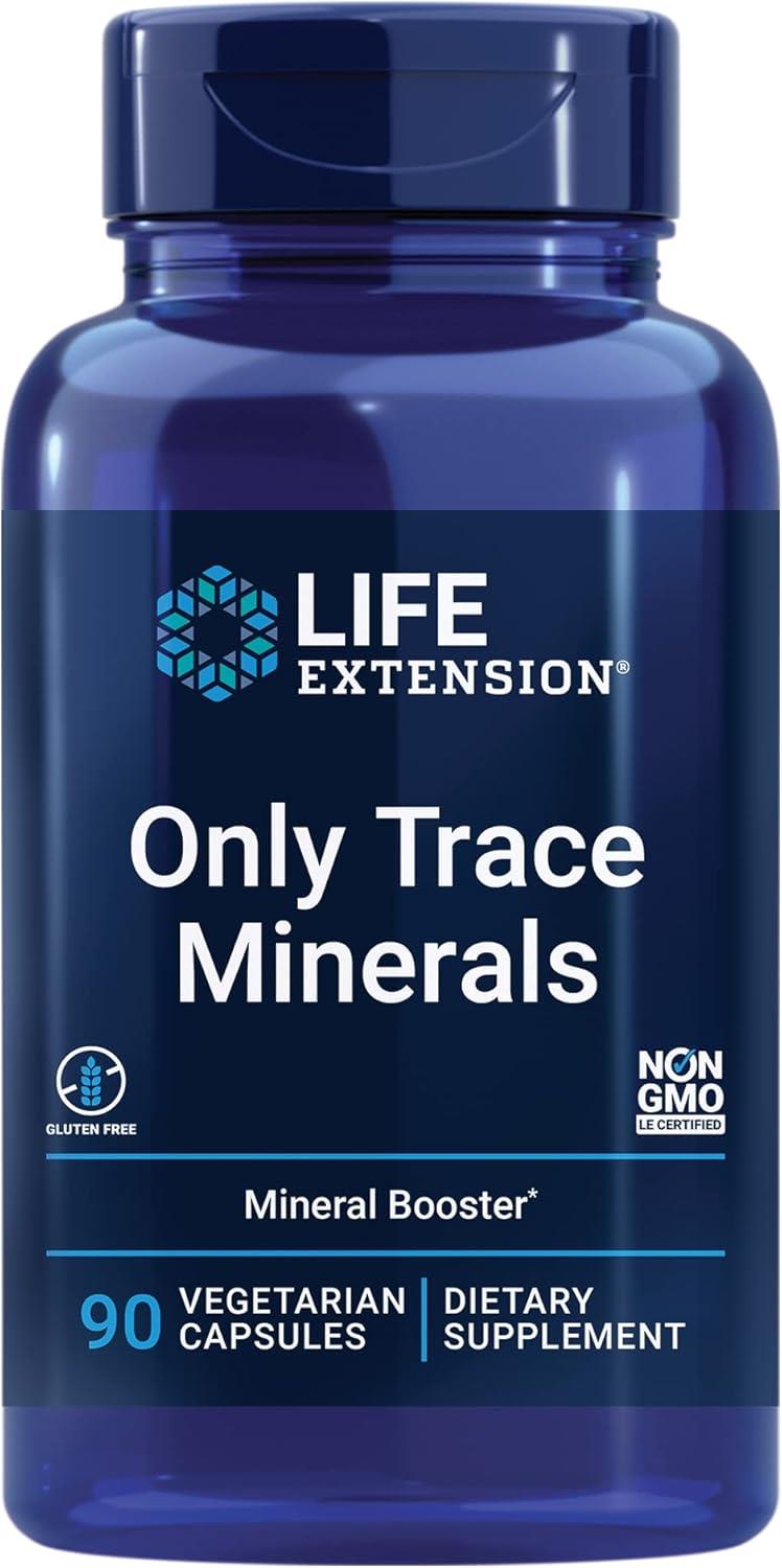 Life Extension Only Trace Minerals 90 Vegetarian Capsules-Life Extension
