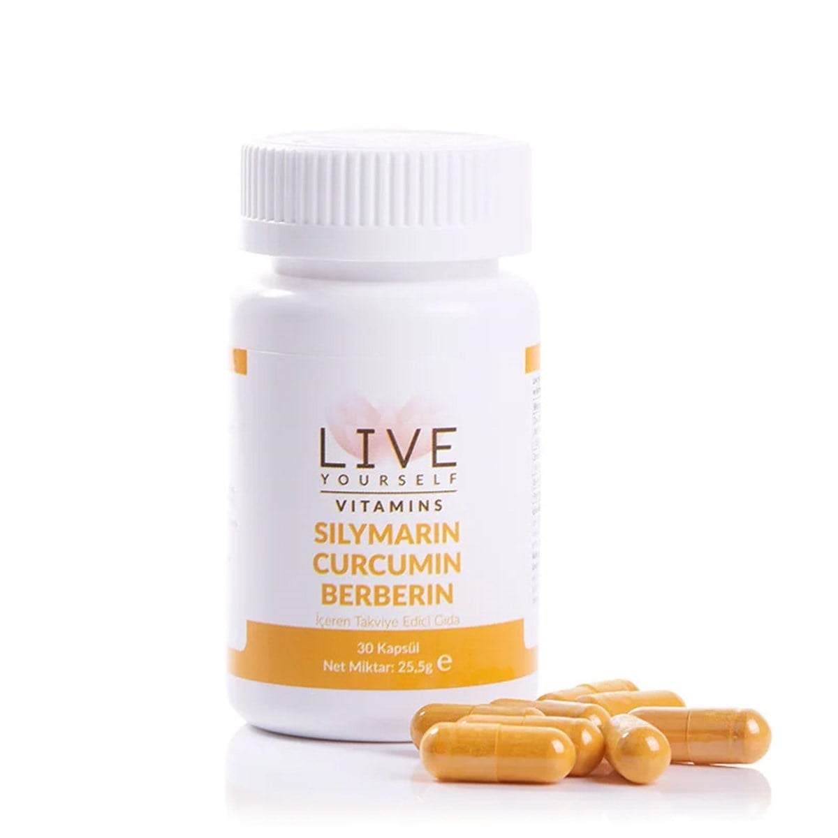 Live Yourself Vitamins Silymarin Curcumin Berberin 30 Kapsül