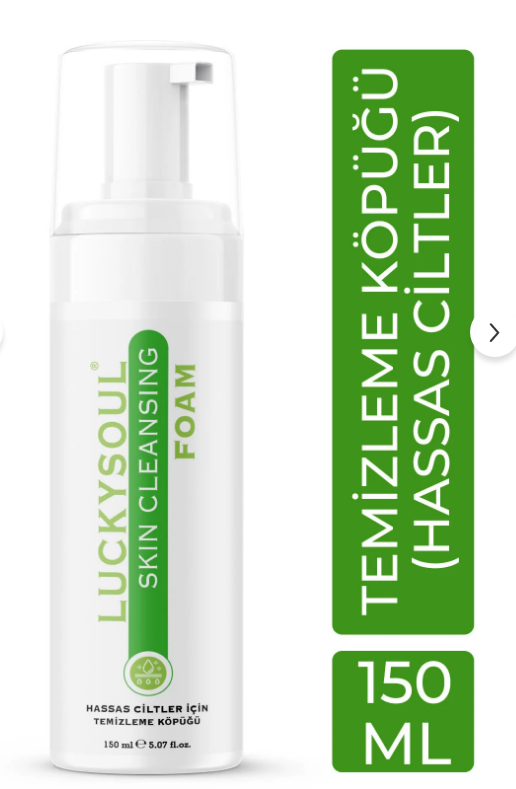 Luckysoul Hassas Ciltler İçin Temizleme Köpüğü 150 ml-LUCKYSOUL