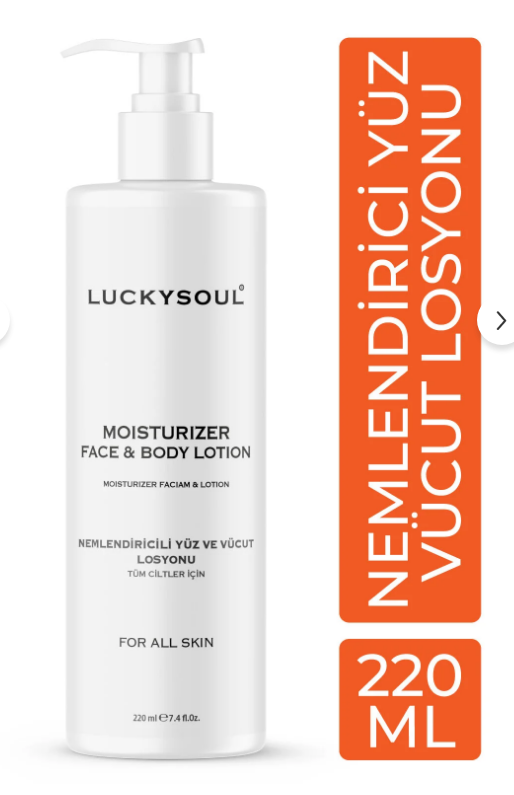 Luckysoul Nemlendirici Yüz ve Vücut Losyonu 220 ml-LUCKYSOUL