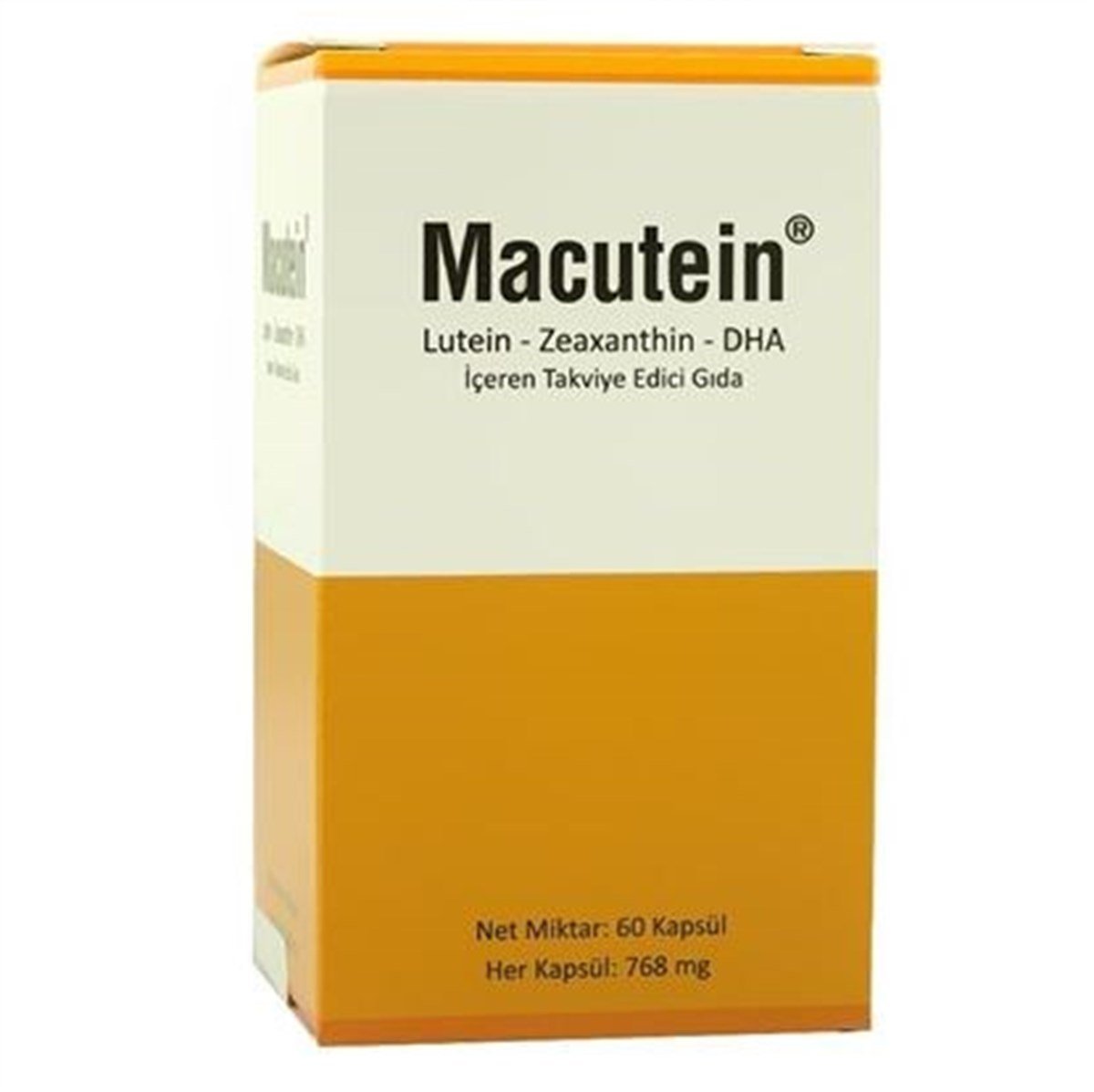 Macutein Lutein Zeaxanthin Dha 60 Kapsül