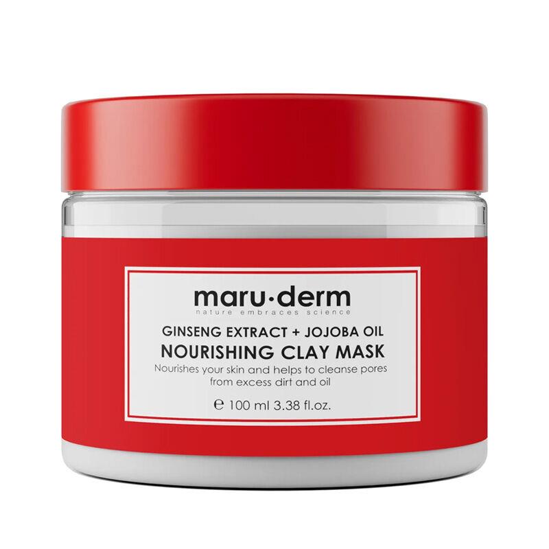 Maruderm Ginseng Özü Jojoba Yağı Besleyici Kil Maskesi 100 ml-Maruderm