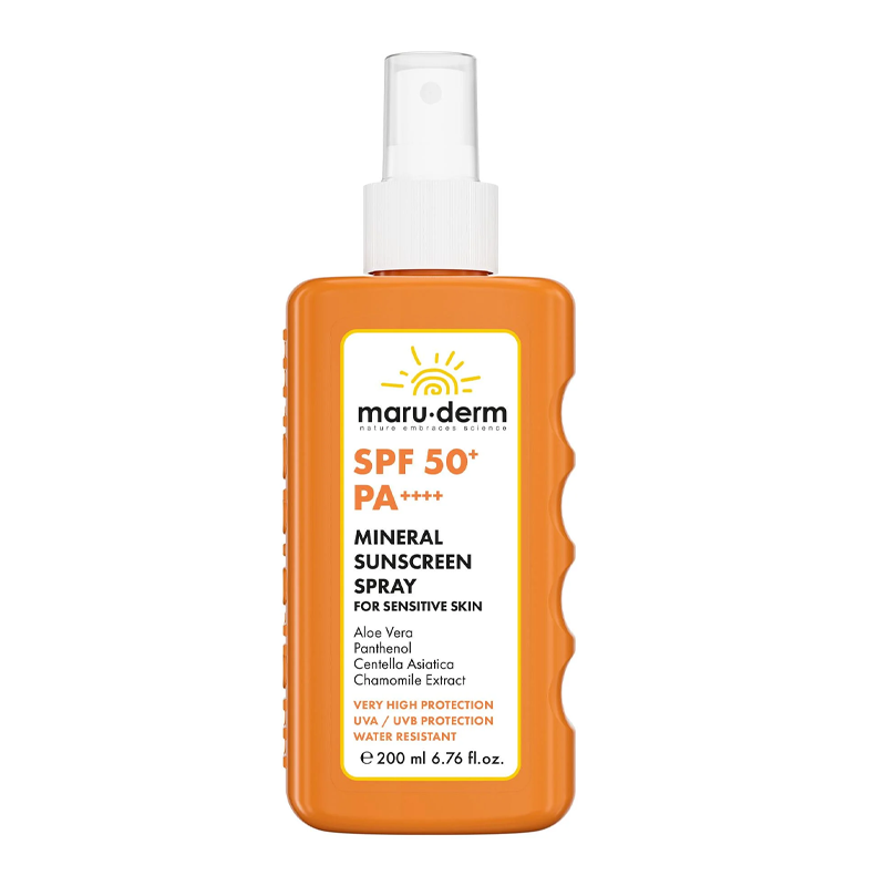 Maruderm Pa++++ Mineral Sunscreen Spray SPF50+ 200 ml-Maruderm