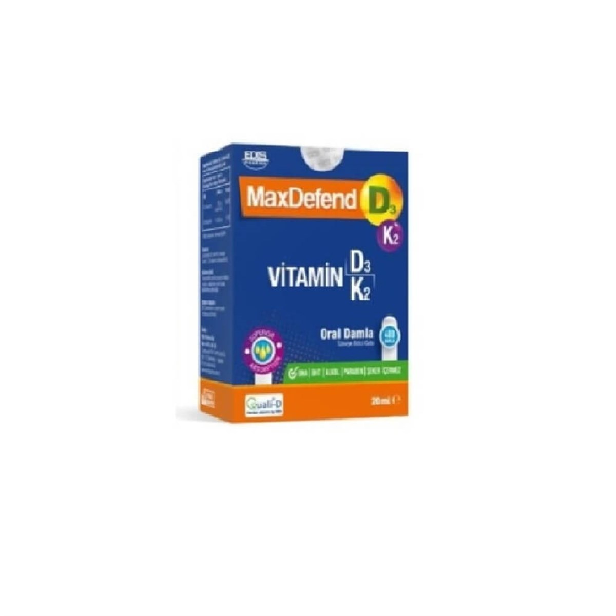 Maxdefend D3k2 Damla 20ml-EDİS PHARMA