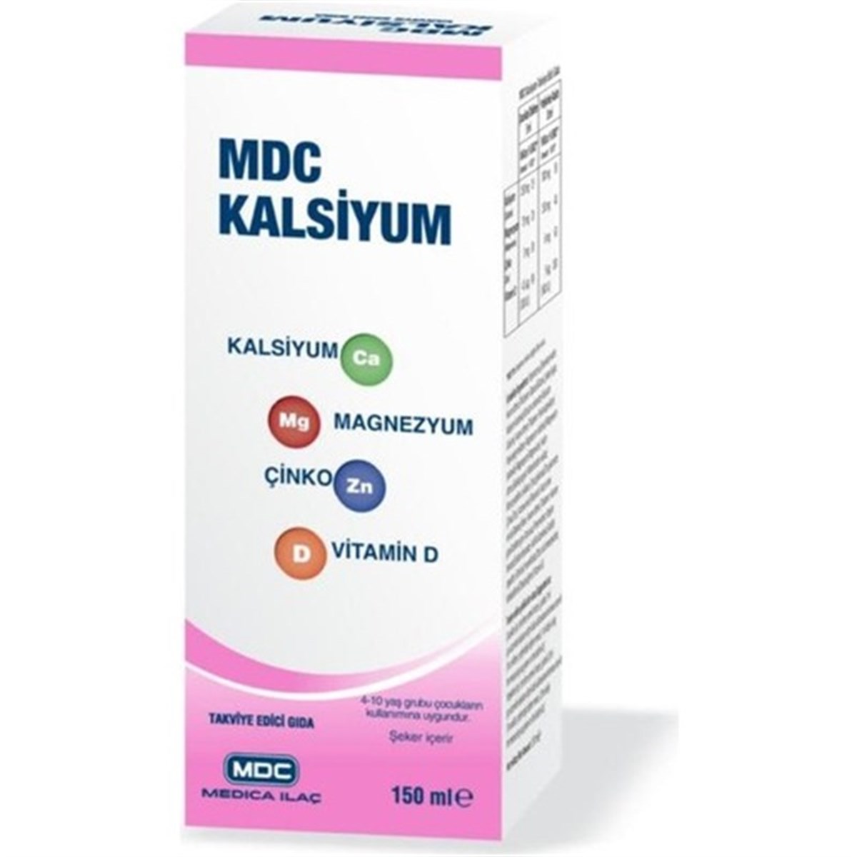 Mdc Kalsiyum Şurup 150 ml