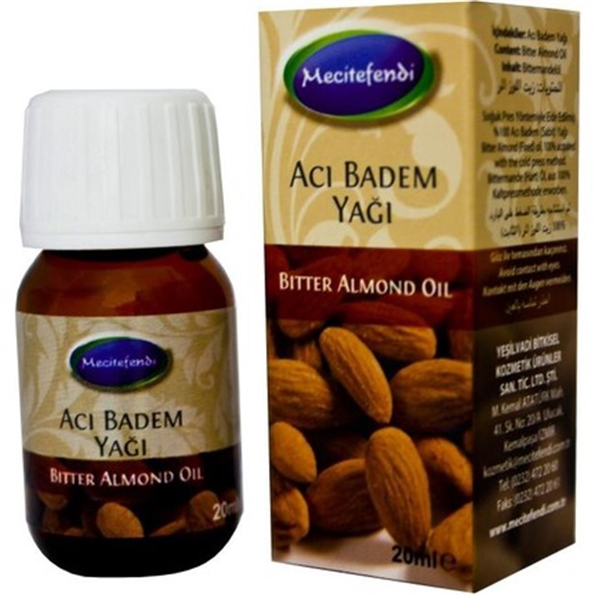 Mecitefendi Acı Badem Acıbadem Yağı 20 Ml