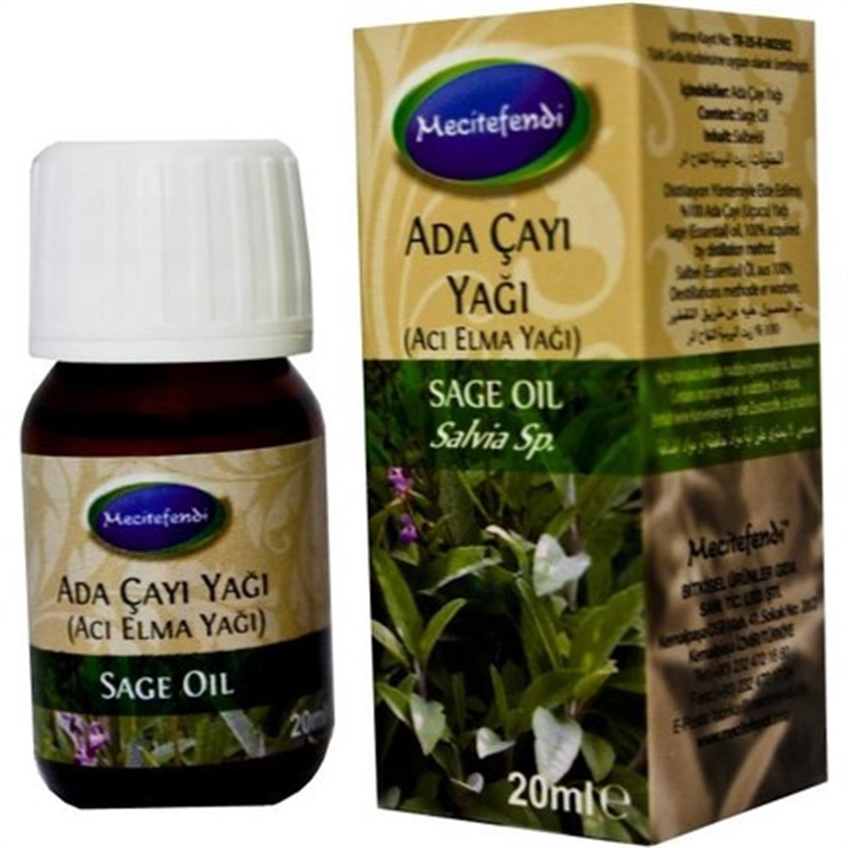 Mecitefendi Adaçayı(Acı Elma)Yağı 20 Ml