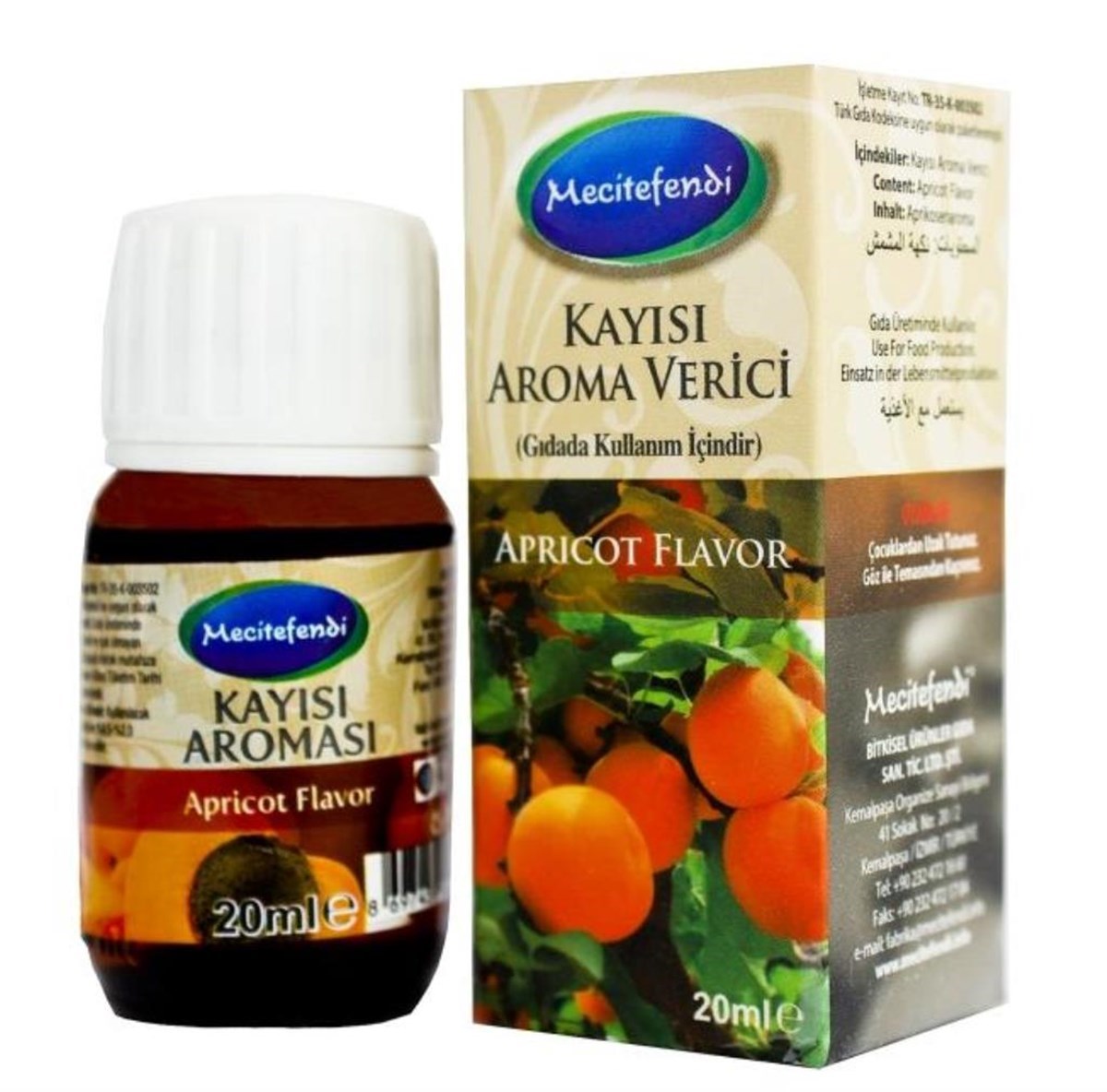 Mecitefendi Kayısı Aroması 20 Ml