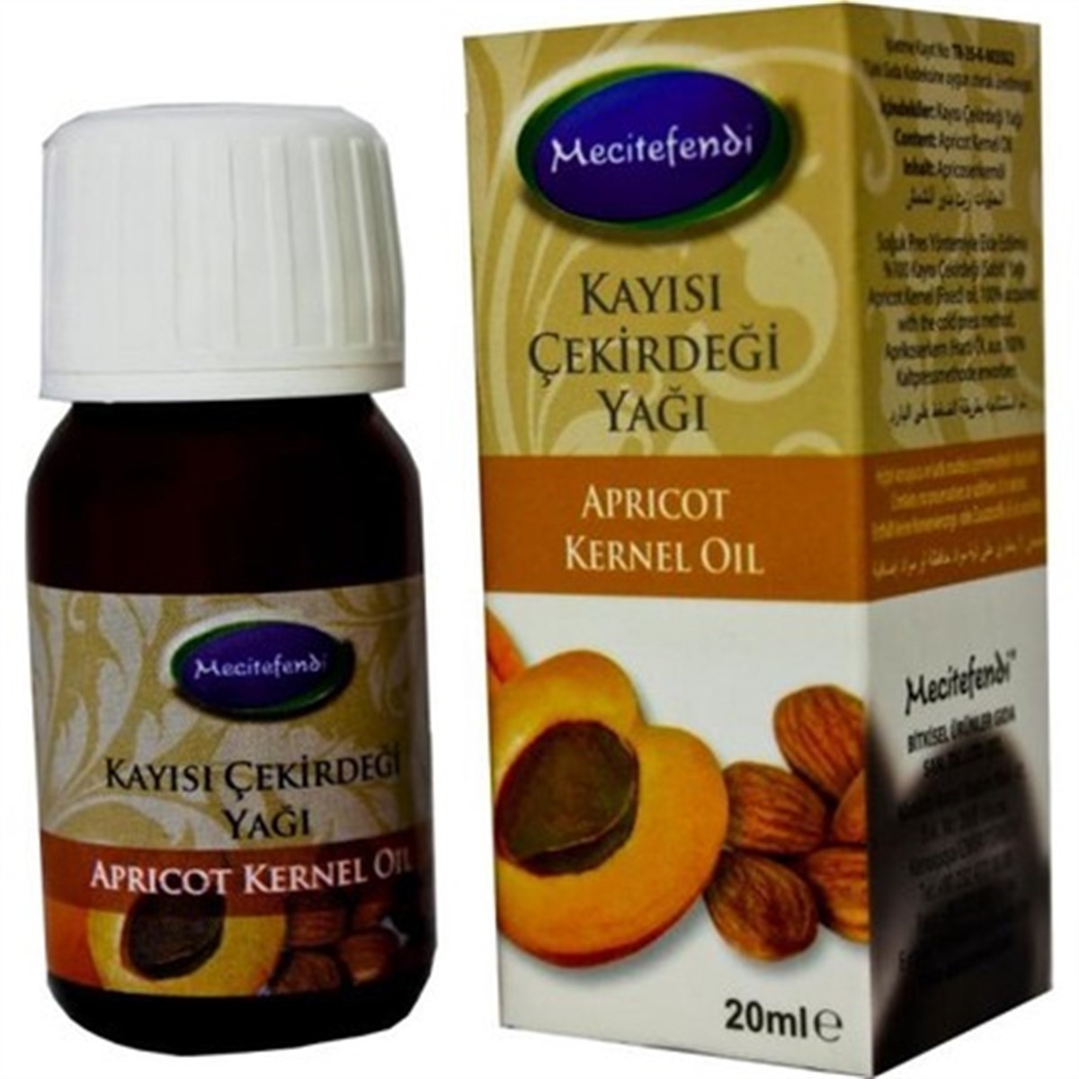 Mecitefendi Kayısı Çekirdeği Yağı 20 Ml