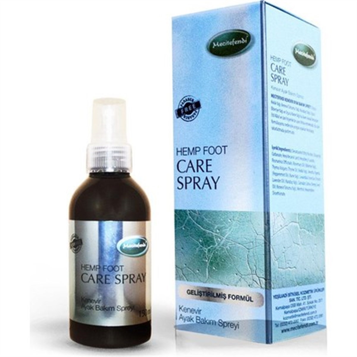 Mecitefendi Kenevir Ayak Bakım Spreyi 150 Ml