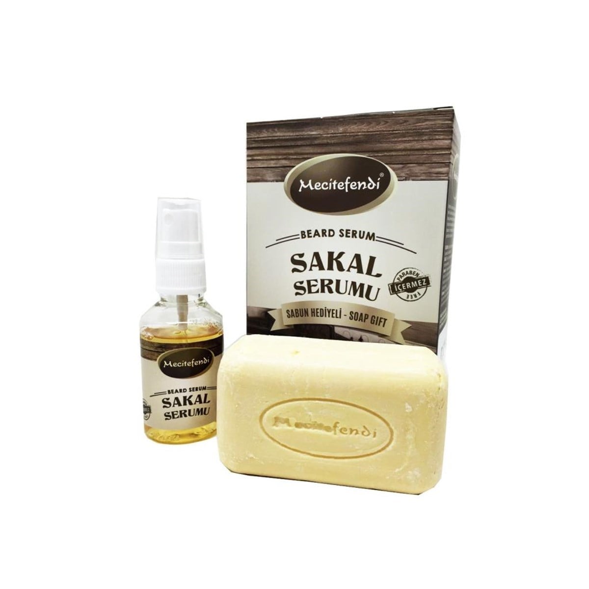 Mecitefendi Sakal Serumu 50 Ml 175 Gr Hamam Sabunu Hediyeli
