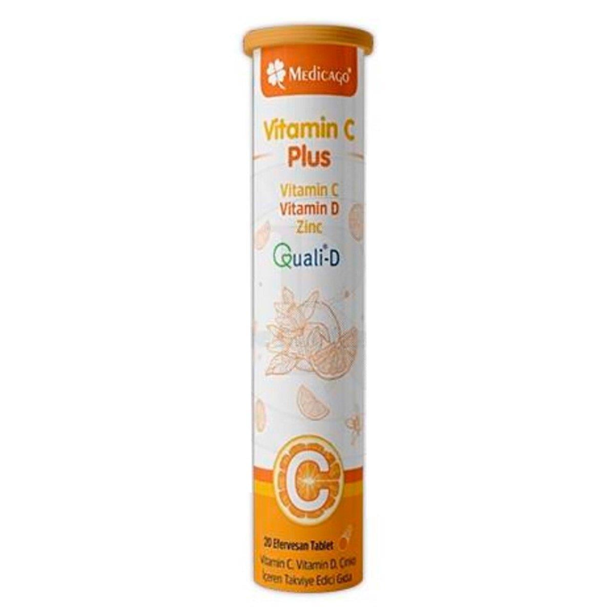 Medicago Vitamin C Plus 20 Efervesan Tablet-MEDİCAGO