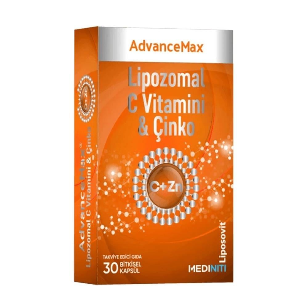 Mediniti Advancemax Lipozomal C Vitamini & Çinko 30 Kapsül-Mediniti