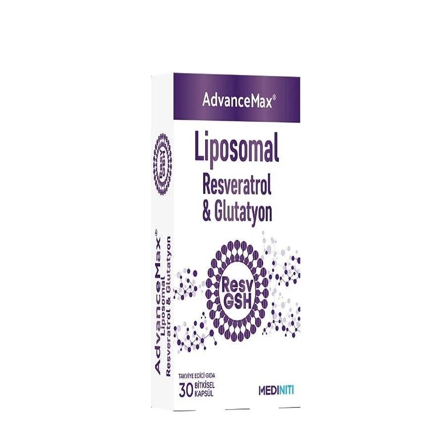 Mediniti Advancemax Lipozomal Resveratrol Glutatyon 30 Kapsül-Mediniti