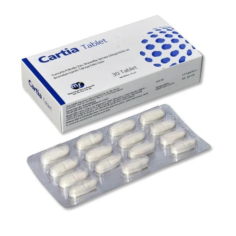 Mega Farma Cartia 200 mg 30 Tablet-Mega Farma