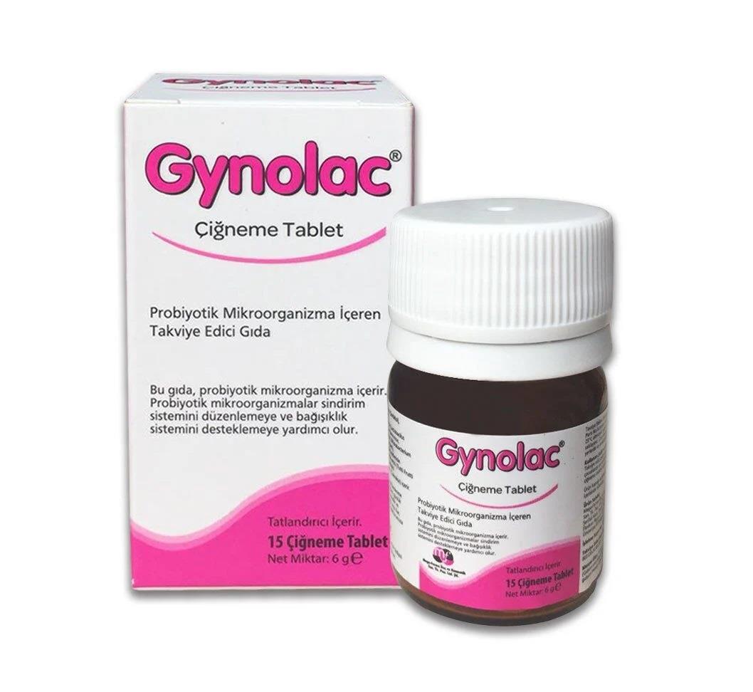 Mega Farma Gynolac Probiyotik 15 Çiğneme Tablet-Mega Farma