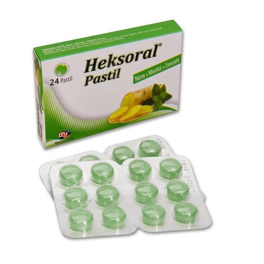 Mega Farma Heksoral Nane Mentol Zencefil 24 Pastil-Mega Farma