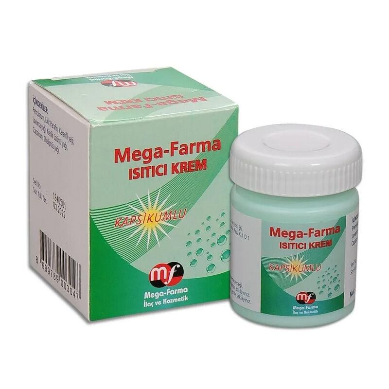 Mega Farma Isıtıcı Krem Kapsikumlu 37 gr-Mega Farma