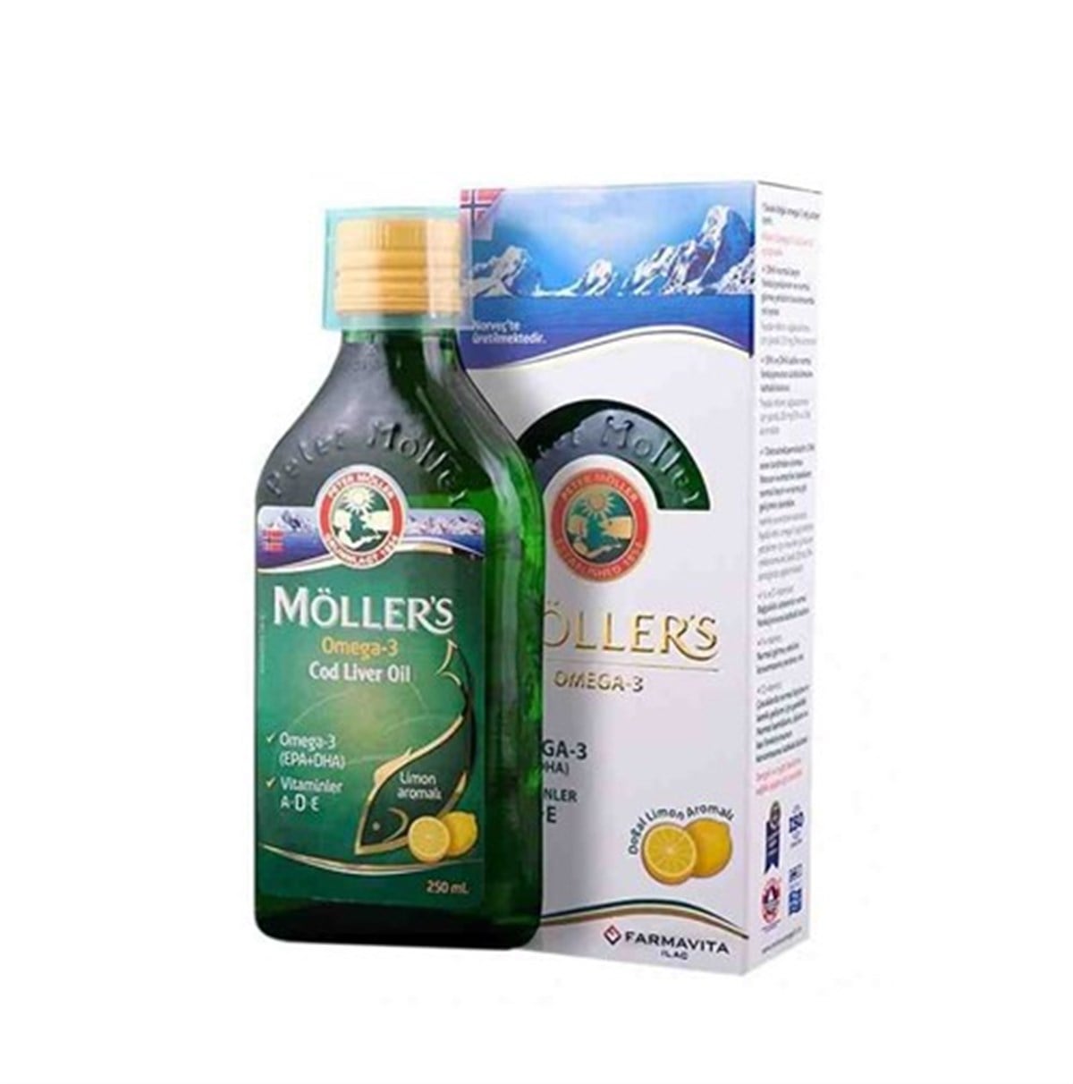 Möllers Limon Aromalı Balık Yağı Şurubu 250 ml