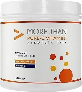 More Than Pure-C Vitamini Toz 500 gr-More Than