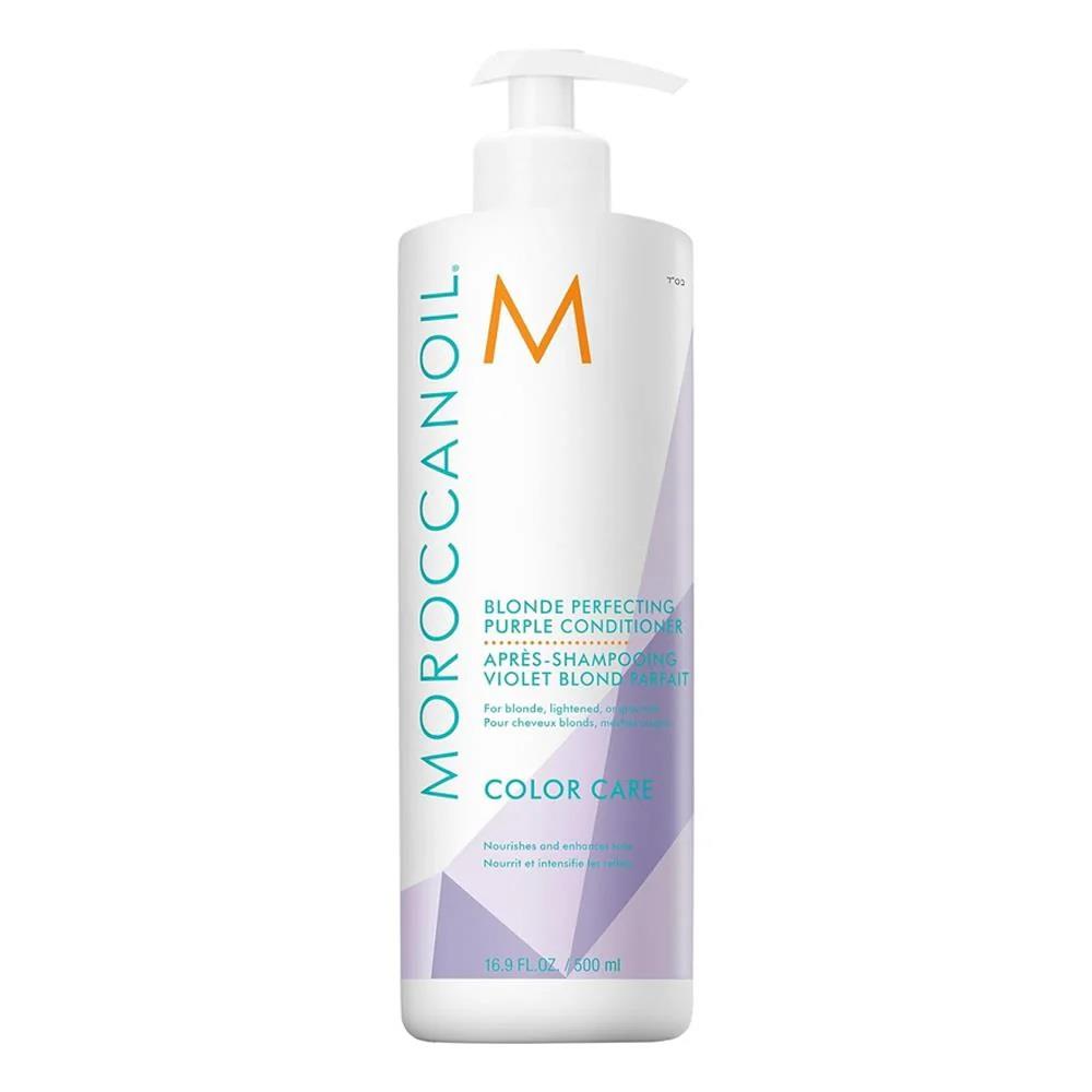 Moroccanoil Color Care Blonde Perfecting Purple Conditioner Sarı Saçlar İçin Mor Saç Kremi 500 ml-Moroccanoil
