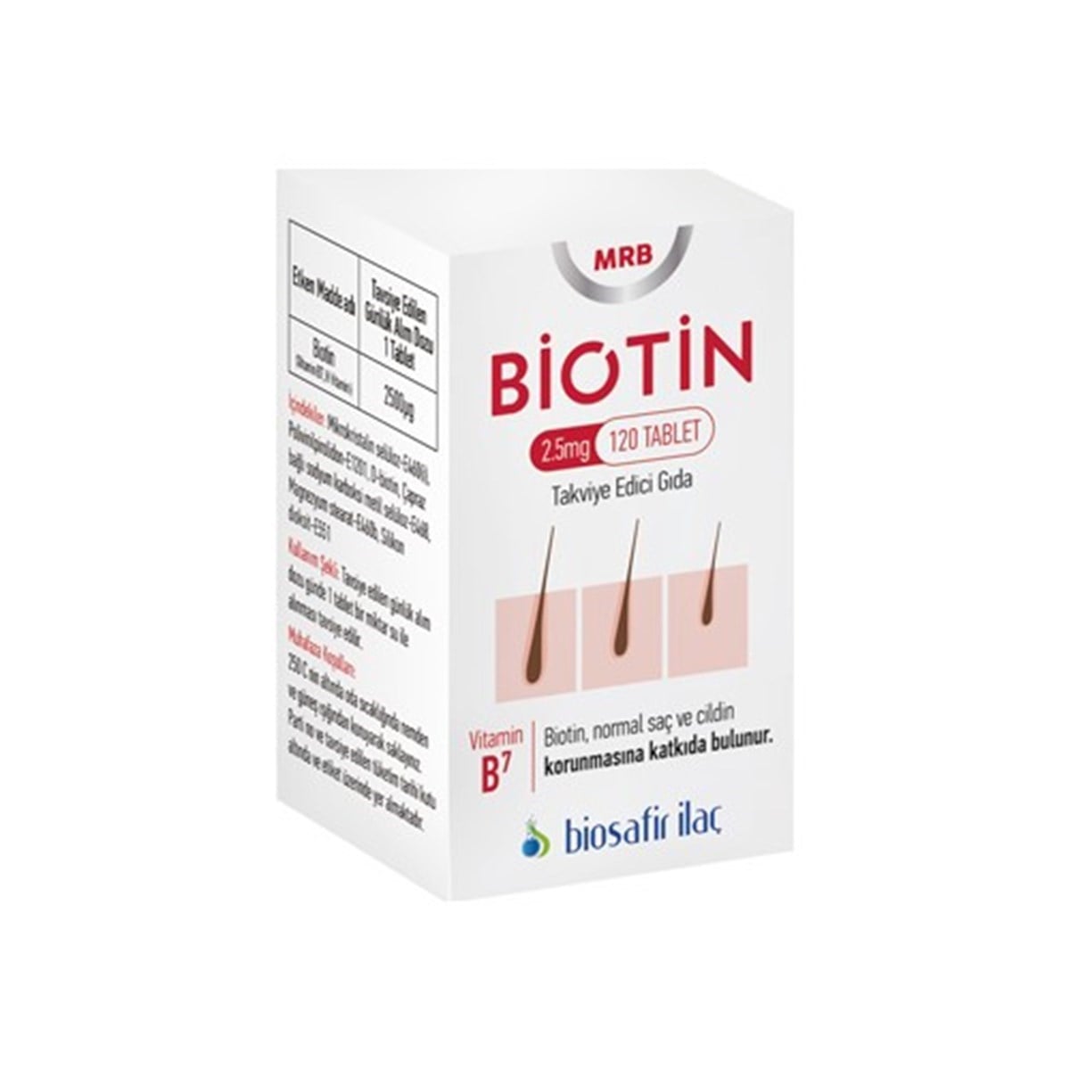 MRB  Biotin 2.5 mg 120 Tablet