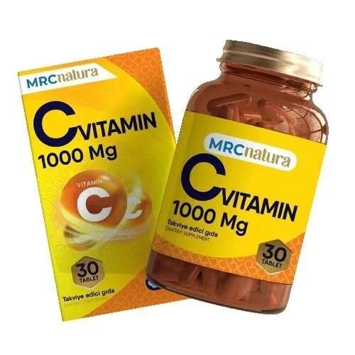 Mrc Natura C Vitamin 1000 mg 30 Tablet-MRC Natura