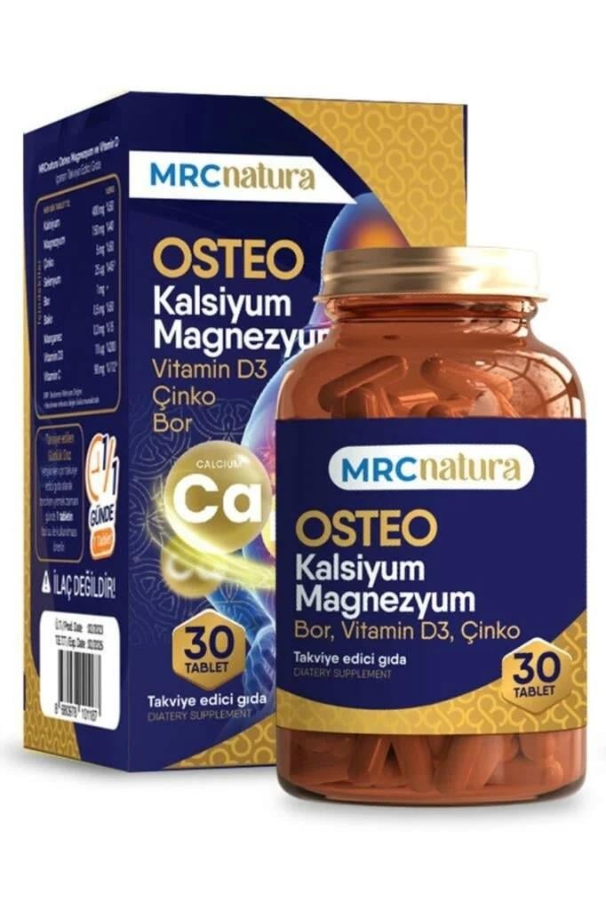 Mrc Natura Osteo Kalsiyum Magnezyum 30 Tablet-MRC Natura