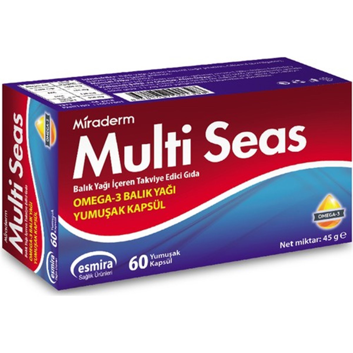 Multi Seas Omega 3 Balık Yağı 60 Kapsül
