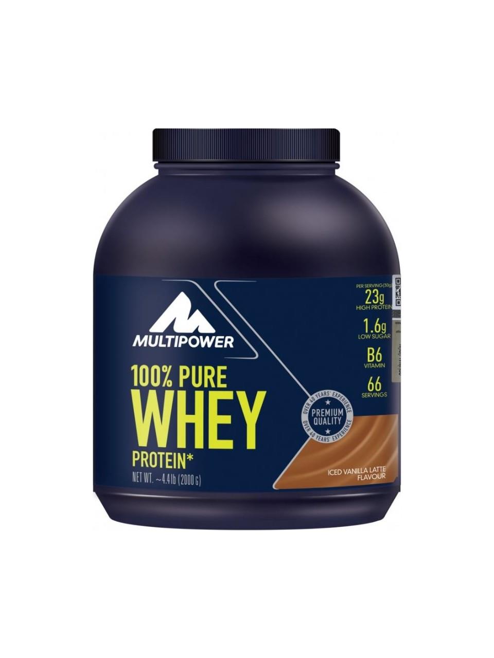 Multipower %100 Pure Whey Protein Iced Vanilla Latte 2000 gr-Multipower
