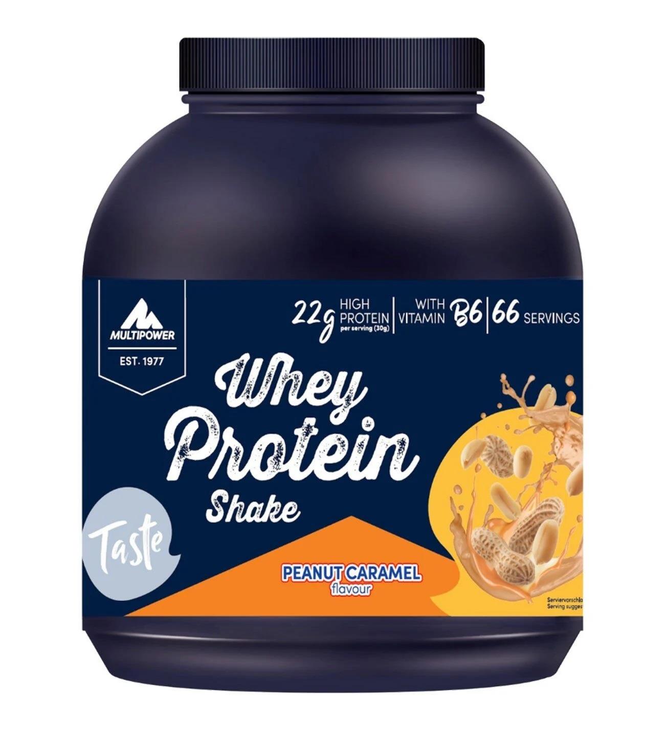 Multipower Whey Protein Shake 2000 gr - Yer Fıstığı Karamel-Multipower