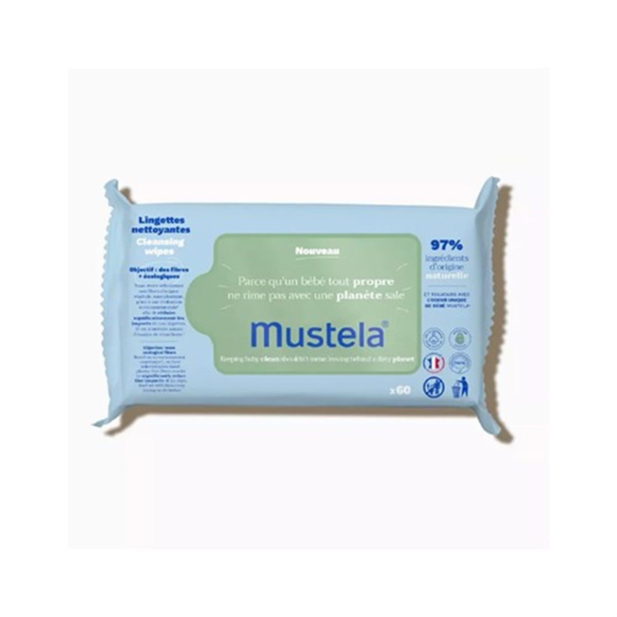 Mustela Eco Islak Mendil 60 Adet