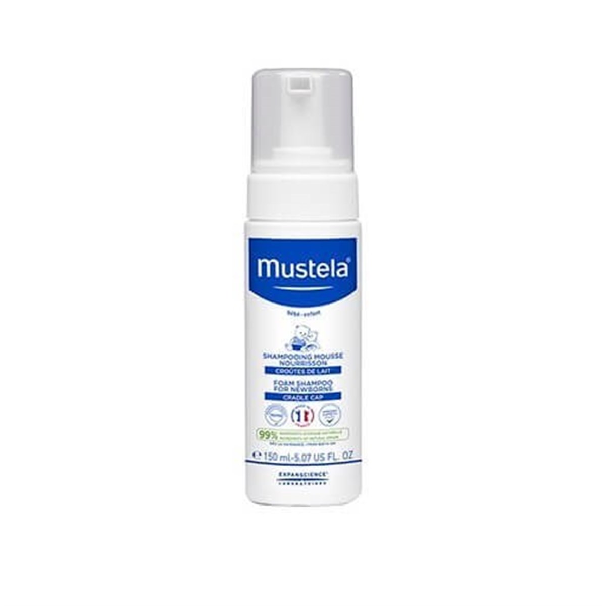 Mustela Foam Shampoo For Newborns 150Ml