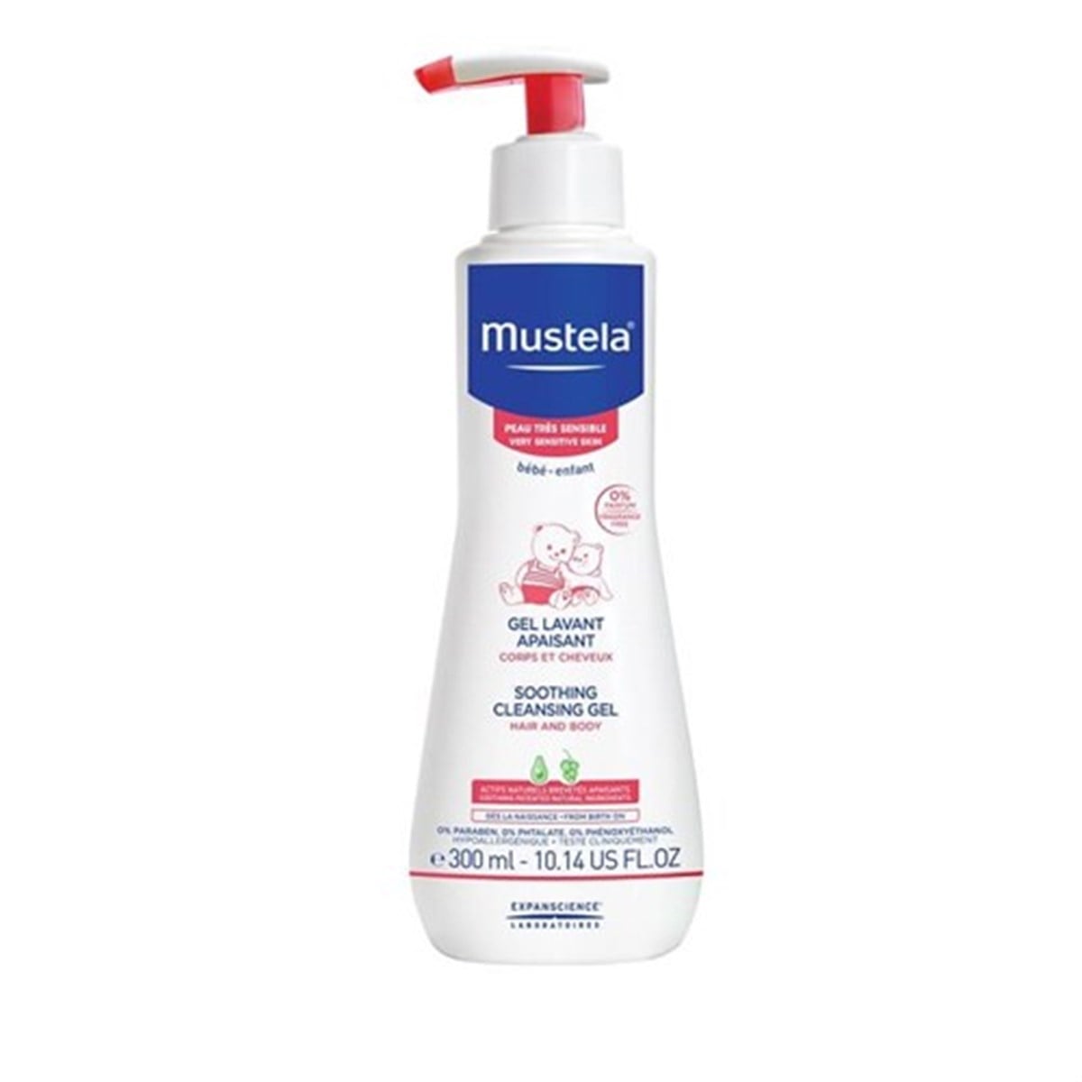 Mustela Soothing Cleansing Gel Hassas Ciltler İçin Şampuan 300 Ml.