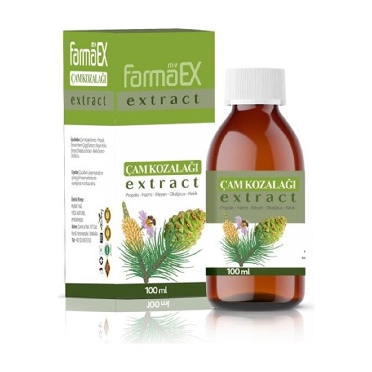 My FarmaEX Çam Kozalağı Sıvı Ekstrakt 100 ml