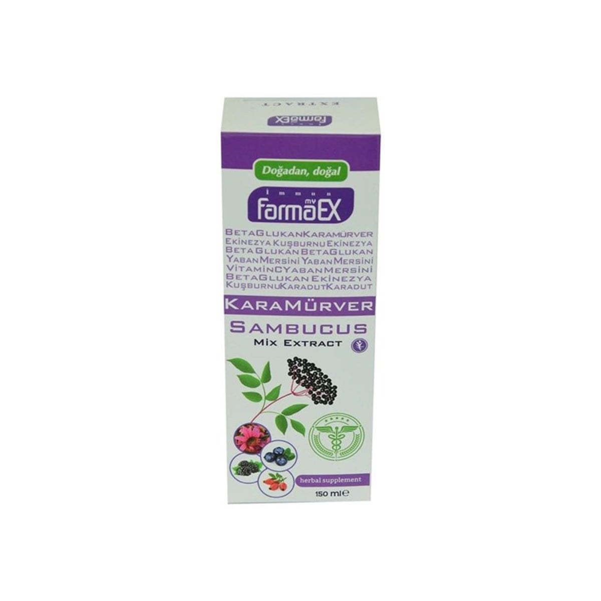 My FarmaEX Sambucus Extract Karamürver Sıvı Ekstrakt 150 ml