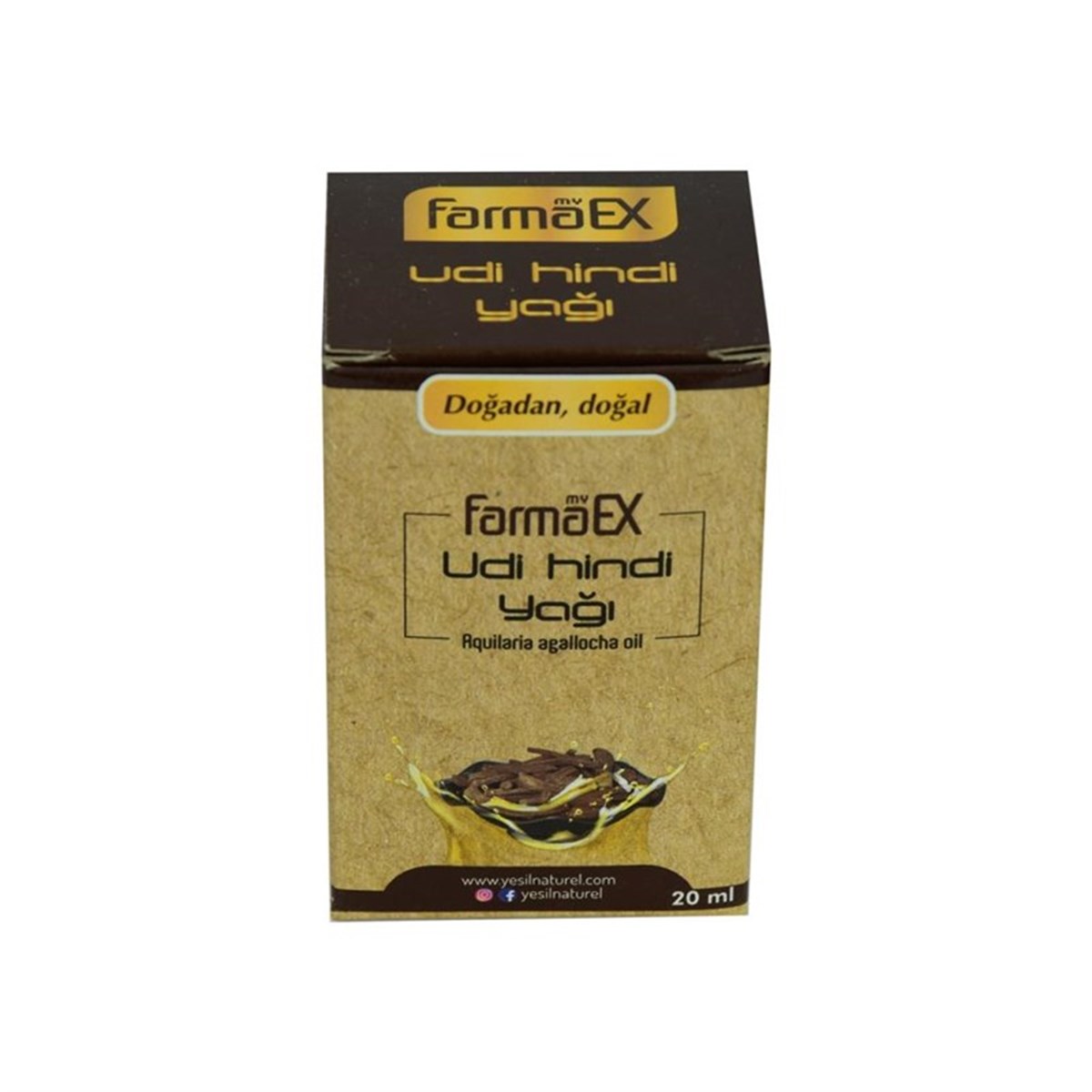 My FarmaEX Udi Hindi Yağı 20 ml
