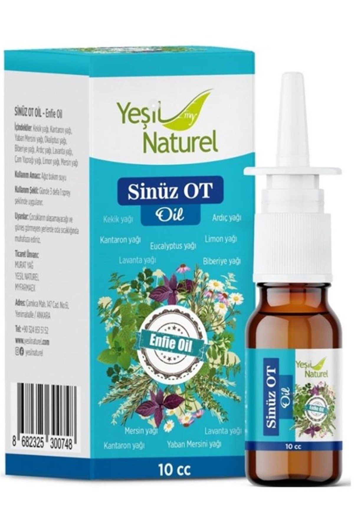 MyFarmaEX Sinüz OT Oil Burun Spreyi 10 ml