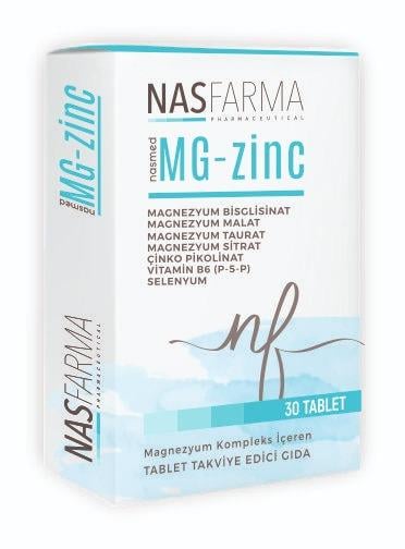 Nasmed Mg-Zinc 30 Tablet-Nasmed