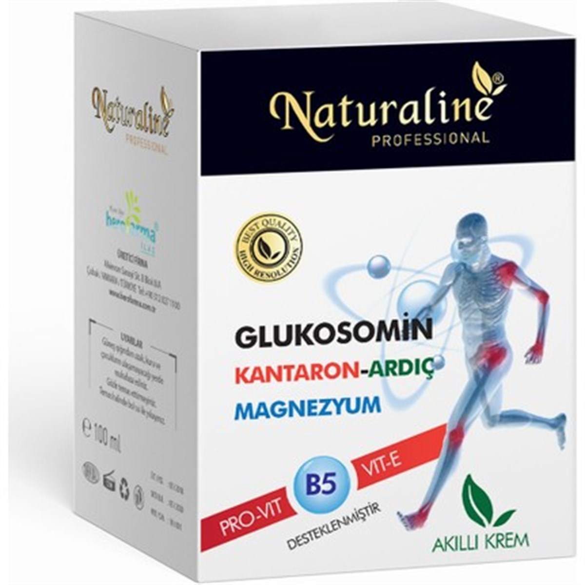 Naturaline Glucosamine Kantaron Ardıç Mağnezyum Akıllı Krem 100 ml