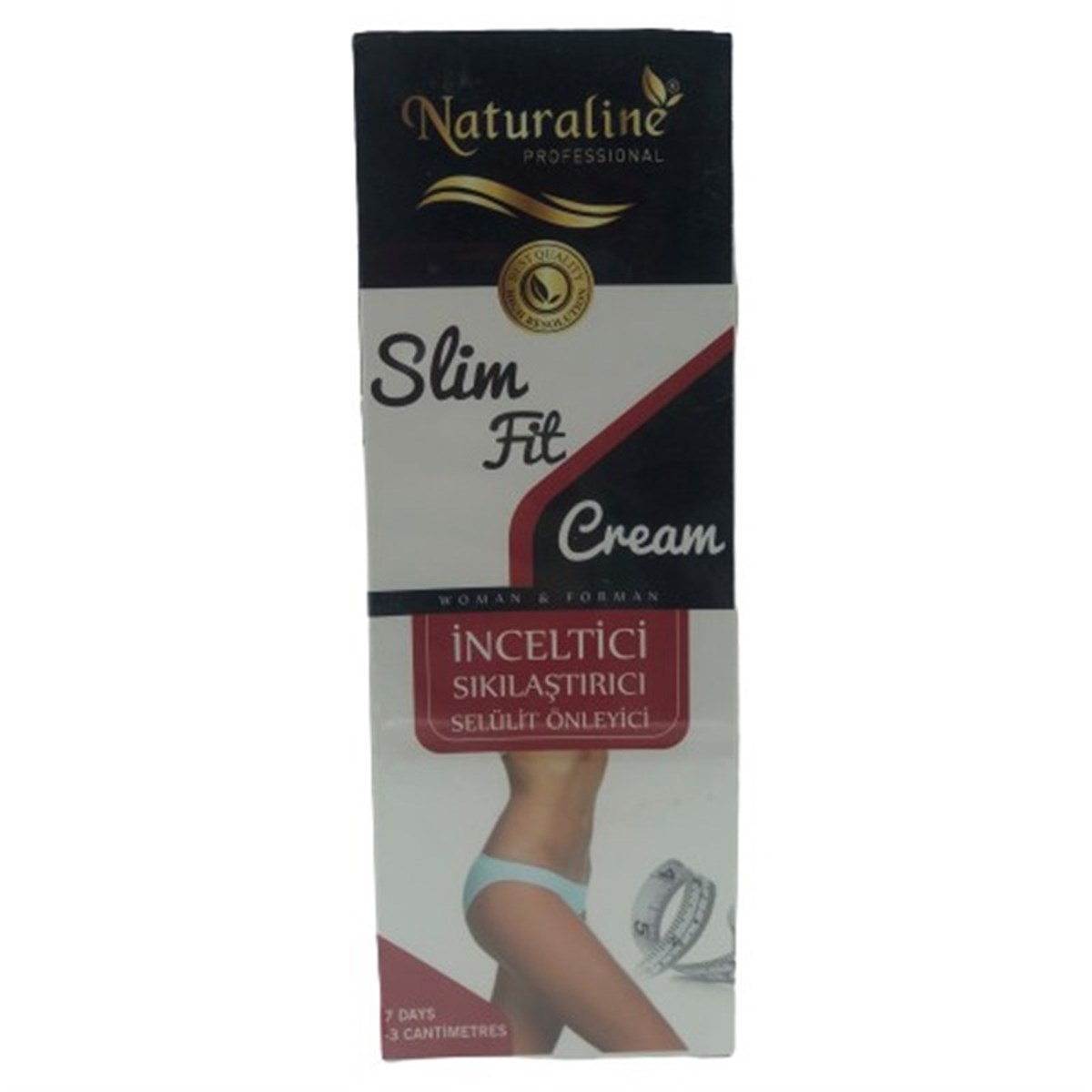 Naturaline Slim Fit Cream 200 ml İnceltici Sıkılaştırıcı Selülit Önleyici