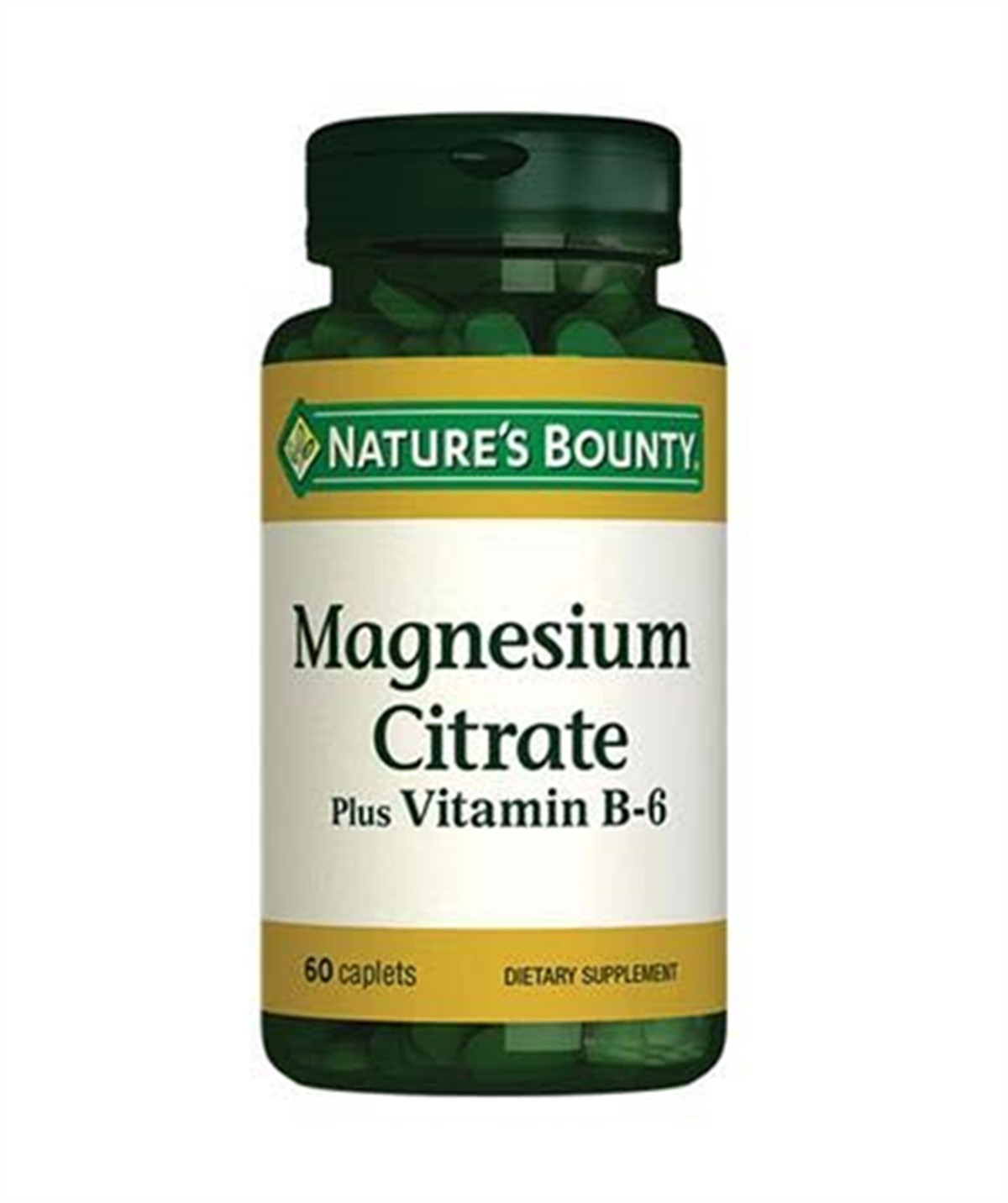 Nature's Bounty Magnesium Citrate Plus + B6 60 Kapsül