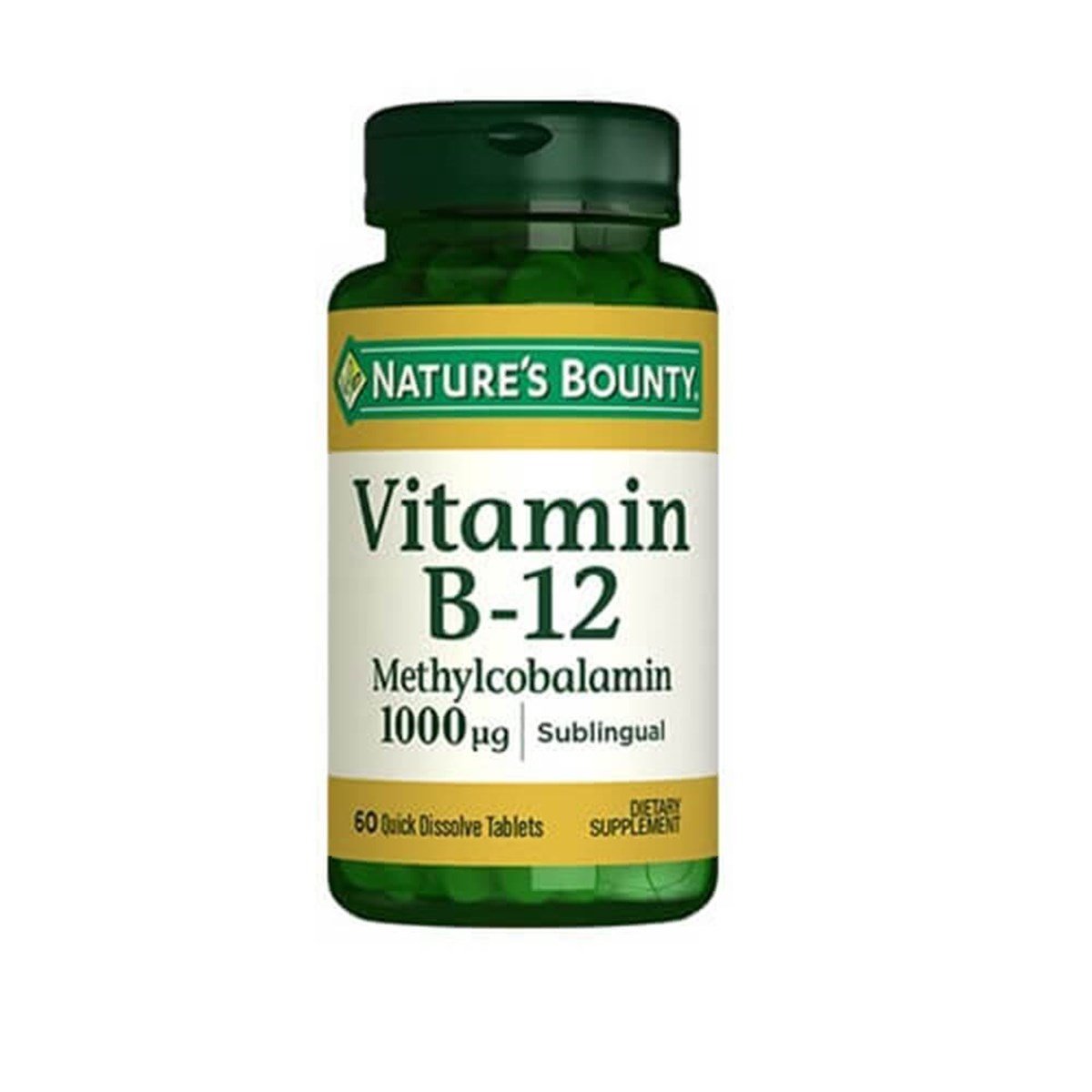 Nature's Bounty Vitamin B12 ( Methylcobalamin ) 1000 mcg 60 Dilaltı Tablet-Nature's Bounty