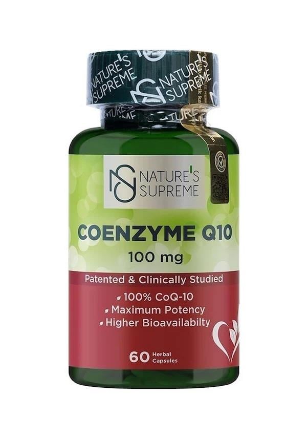 Nature's Supreme Coenzyme Q10 100 mg 60 Kapsül-Nature's Supreme