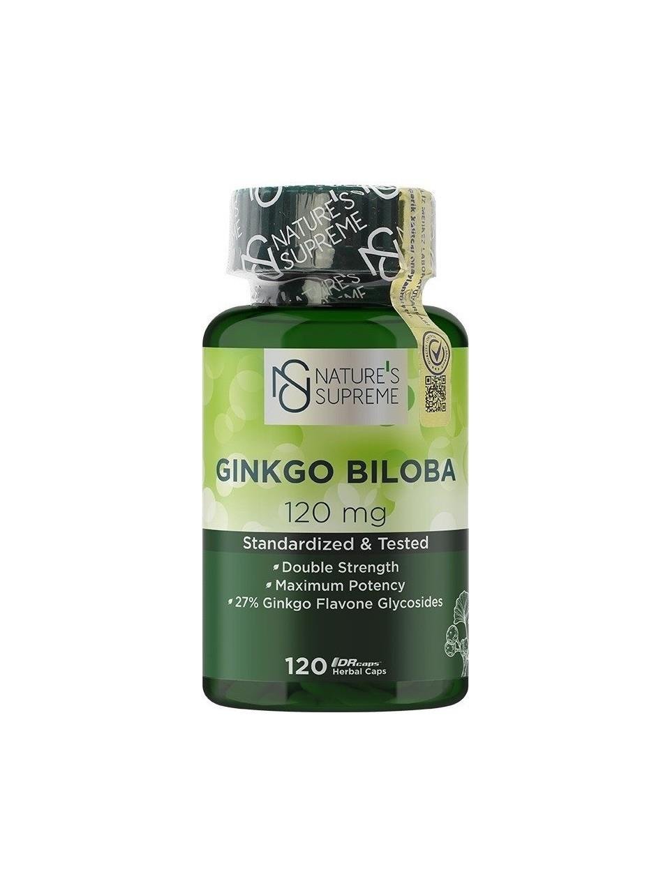 Nature's Supreme Ginkgo Biloba 120 mg 60 Kapsül-Nature's Supreme
